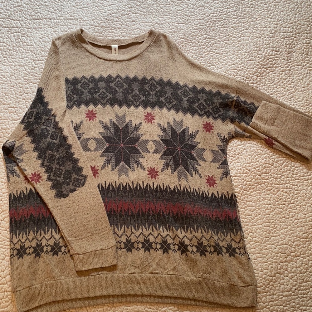 Printed Sweater